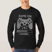 Game On Summer Loading Last Day Of School Video Ga T-shirt (Voorkant)