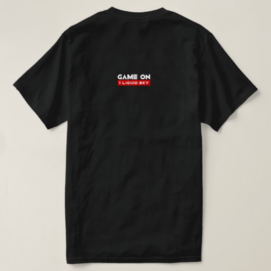 Game On T-shirt (Design achterkant)