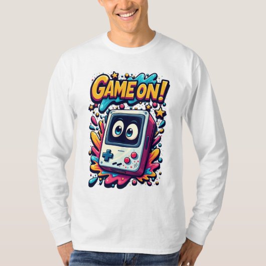 Game On T-shirt Design (Voorkant)
