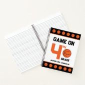 Game On Terug naar school basketbal, voeg graadnaa Notitieboek (Binnen)