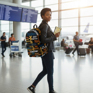 Game On the Go: Basketbal Accessoire Kleurrijke Te Bedrukte Rugzak