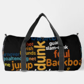 Game On the Go: Basketbal Accessoire Kleurrijke Te Plunjezak (Achterkant)