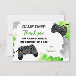 Game On Time Level Up Video Game Hartelijk dank Save The Date