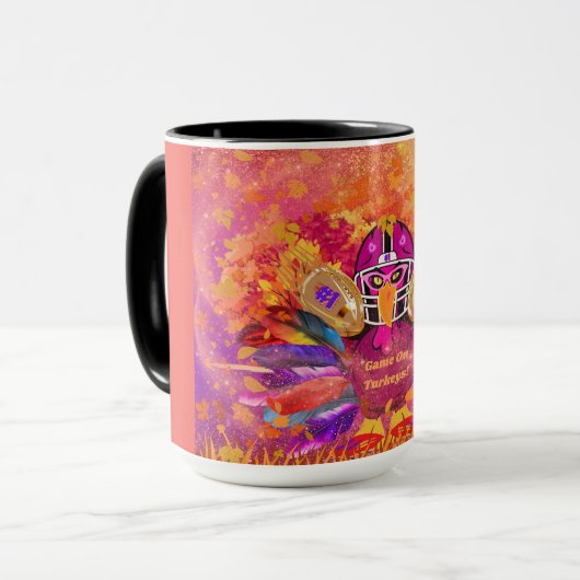 Game On Turkeys Coffee Mug Mok (Voorkant links)