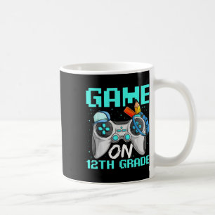 Game On Twaalfde Klas T-shirts, Grappige Gamer Jon Koffiemok