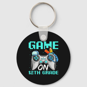 Game On Twaalfde Klas T-shirts, Grappige Gamer Jon Sleutelhanger