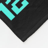 Game On Twelfth Grade Shirts, Funny Gamer Boy Back Fleece Deken (Hoek)