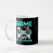 Game On Twelfth Grade Shirts, Funny Gamer Boy Back Koffiemok (Links)