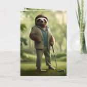 Game On: Verjaardag Kaart van de golfspeler van Sl (Achterkant)