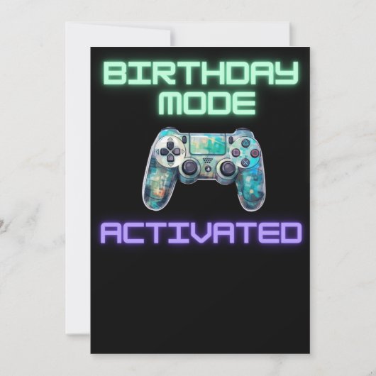 Game On: Verjaardagsmodus geactiveerd! Niveau Kaart (Voorkant)