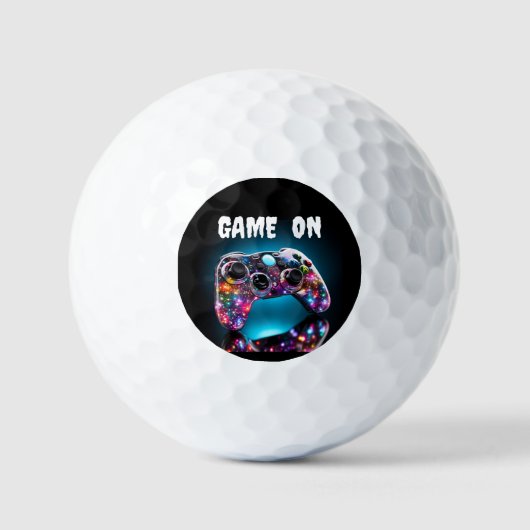 Game On Vibrant Golfballen (Voorkant)