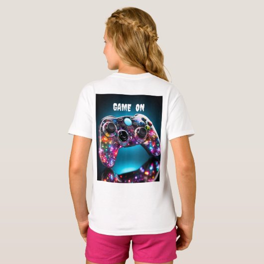 Game On Vibrant T-shirt (Achterkant volledig)