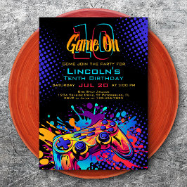 Game On Video Game Controller Verjaardag Kaart