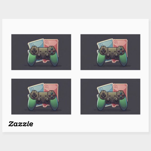 Game On: Video Joypad Sticker Design (Vel)