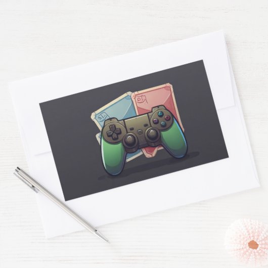 Game On: Video Joypad Sticker Design (Envelop)