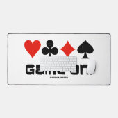 Game On! Vier Kaart Kleuren Bridge Attitude Bureaumat (Keyboard & Muis)