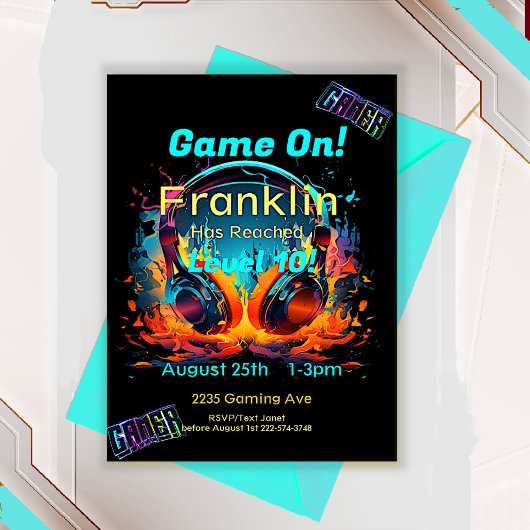 Game On, Volgende Niveau, Speler Een Videospel Kaart