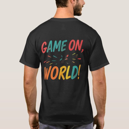 Game On, Wereld T-shirt (Achterkant)