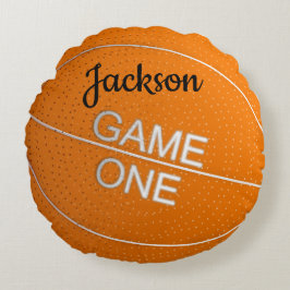 Game One Basketball Round Pillow Rond Kussen