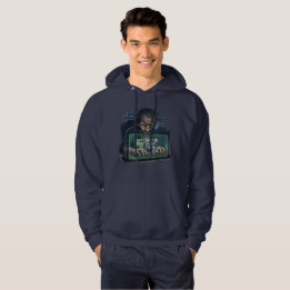 Game-ontwikkelaar wachtend tot Shades compileren Hoodie