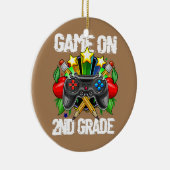 Game op de tweede gamer in de 2e klasse keramisch ornament (Rechts)