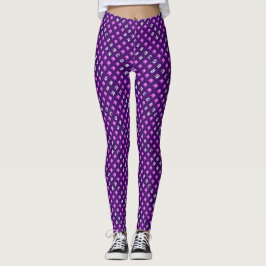 Game op een waanzinnig patroon van roze exotische  leggings