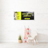 Game op gepersonaliseerde gamer verjaardag niveau  spandoek (Insitu)