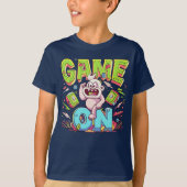 Game Op Grote Voet Grappig Gamen T-shirt (Voorkant)