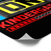 Game op kleuterschool gamer terug naar school eers poster (Hoek)