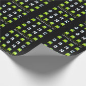 Game op speciale verjaardag van externe gamers cadeaupapier (Hoek)