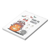 Game op spoken Halloween Notitieblok (Linkerzijde)
