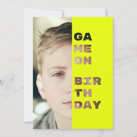 Game Op Verjaardag Gepersonaliseerde Gamer Level U Kaart (Achterkant)