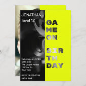 Game Op Verjaardag Gepersonaliseerde Gamer Level U Kaart (Voorkant / Achterkant)