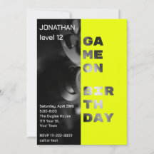 Game Op Verjaardag Gepersonaliseerde Gamer Level U