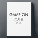 Game op voeg koppel naam huwelijksfeest plaats sta fotoplaat<br><div class="desc">ontwerp</div>