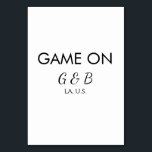 Game op voeg koppel naam huwelijksfeest plaats sta kaart<br><div class="desc">ontwerp</div>