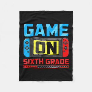 Game op zesde klas gamer terug naar school eerste fleece deken