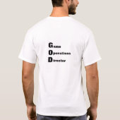 Game Operations Director! T-shirt (Achterkant)