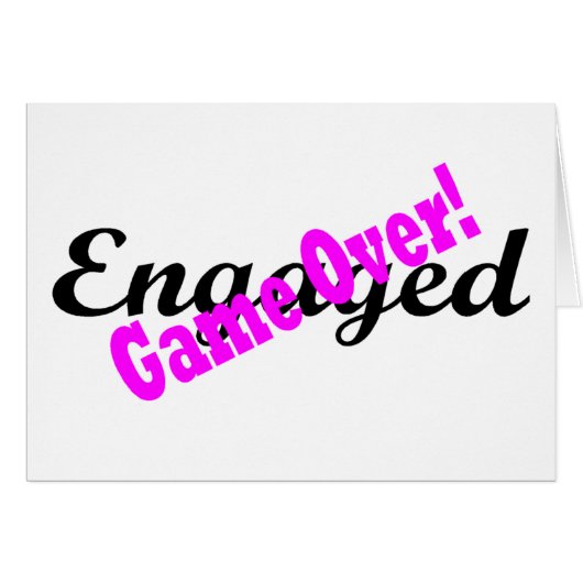 Game over (Voorkant Horizontaal)