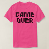 Game over1 t-shirt (Design voorkant)