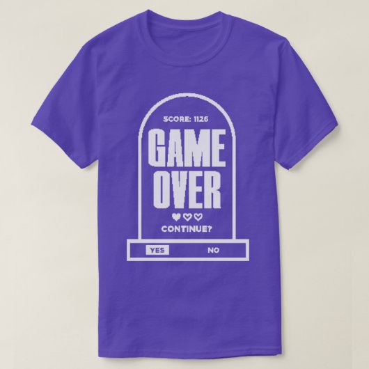 Game Over5 T-shirt (Design voorkant)
