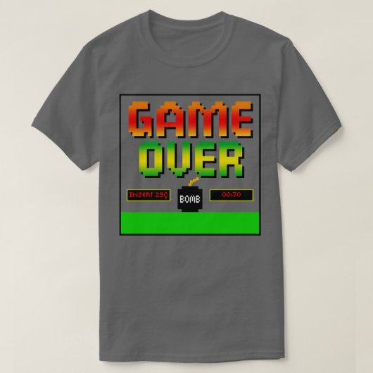 Game Over 1 T-shirt (Design voorkant)