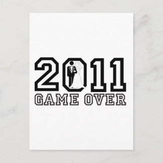 Game over 2011 briefkaart