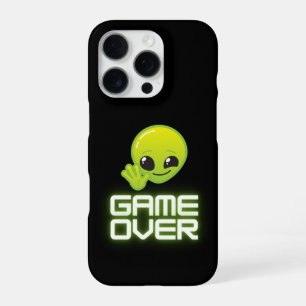 Game Over Alien – Gamer Vibe iPhone 16 Pro Hoesje