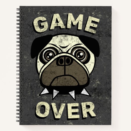 Game Over Angry Dog RUD Notitieboek (Voorkant)