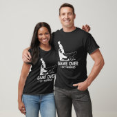 Game over bachelor party bride and groom wedding t-shirt (Unisex)