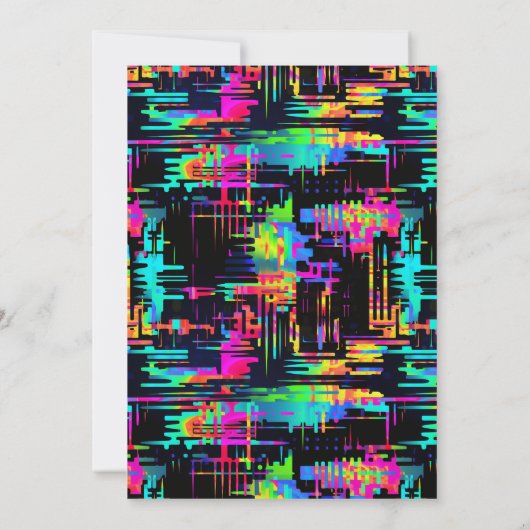 Game Over Bachelor Party Video Arcade Thema Kaart (Achterkant)