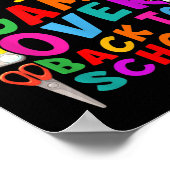Game Over Back To School Gamer Controller 1st Day  Poster (Hoek)