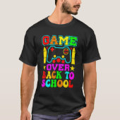 Game Over Back To School  Teacher Student Controll T-shirt (Voorkant)
