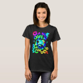 Game Over Back To School Video Game Leveled Up Boy T-shirt (Voorkant volledig)